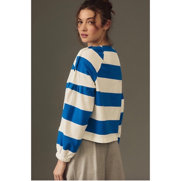 ANTHROPOLOGIE MAEVE French Terry Sweatshirt Size XS - Picture 2 of 14